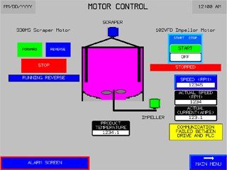 叶轮和刮板控制